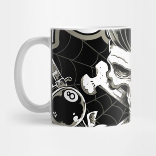 Rebel Rules skull Mug